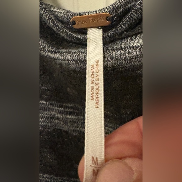 Free People Hazy Daze Grey W/ Black Lace Maxi Dress - Picture 17 of 17